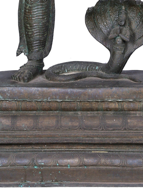 Varaha Avatar Lifting Bhudevi in Panchaloha Bronze – Swamimalai, Tamil Nadu