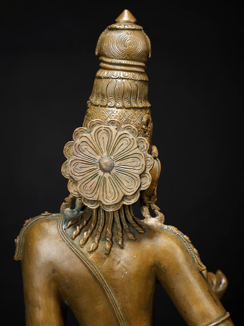 Goddess Uma Parvati as Bhogashakti Traditional Panchaloha Bronze From Swamimalai