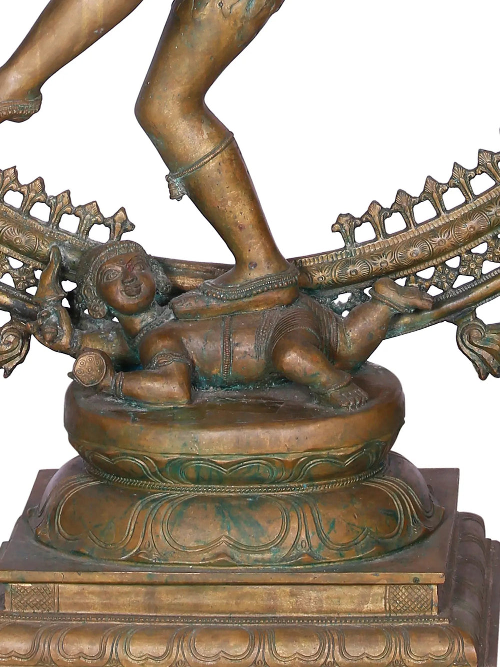 Shiva - Nataraja in Panchaloha Bronze with Aureole